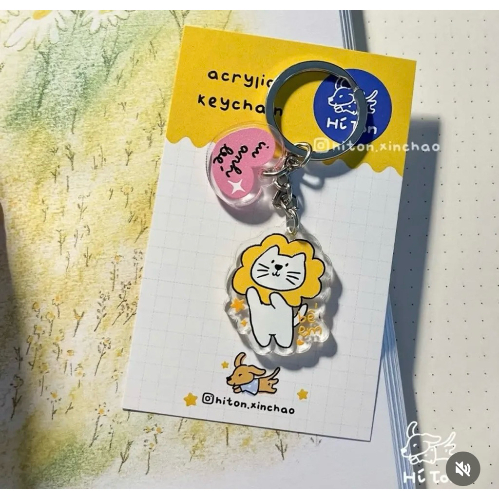 CAT KEYCHAIN - IU BROTHER - BINH THUONG SHOP