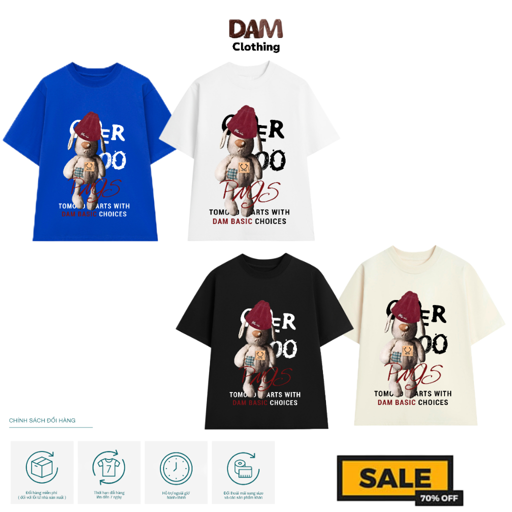 280GSM เสื้อยืดคอกลม " MERRY XMAS " - Oversize Cotton Premium Mens Menswear Vietnam Fashion Style