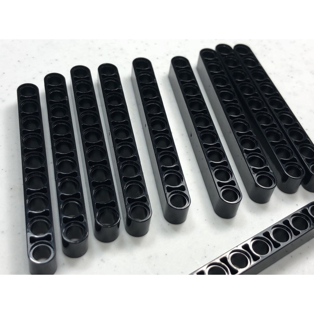 อิฐ Technic Liftarm 9 รู 2 อัน - Part ID 40490 - สินค้าจริง