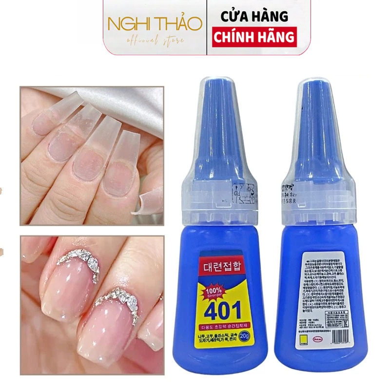 กาว 401 ของแท้ - ติดเล็บซุปเปอร์แข็งแกร่ง 20ก