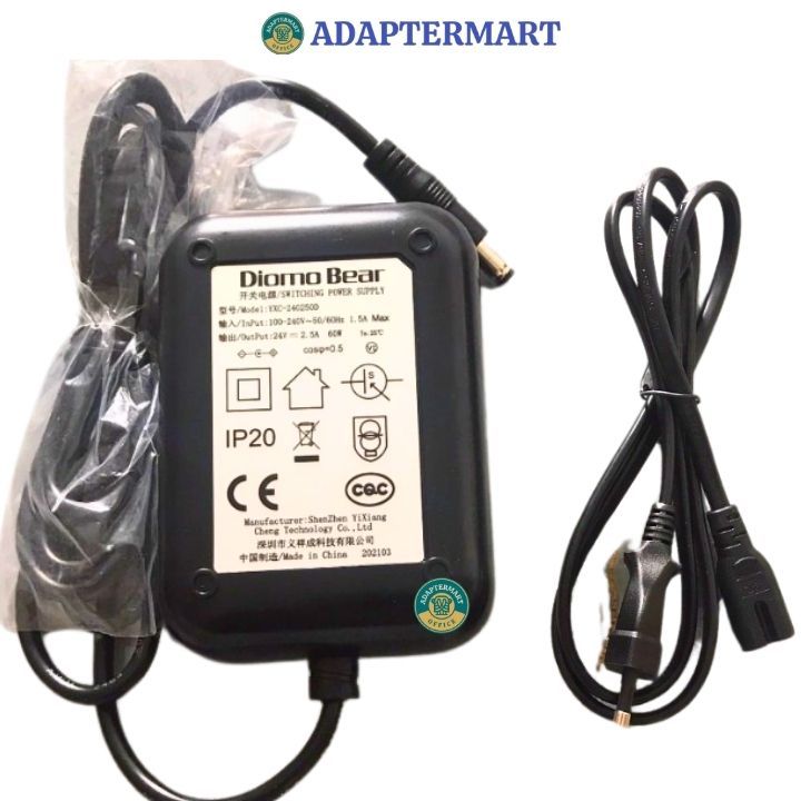 อะแดปเตอร์แปลงไฟสําหรับสแกนเนอร์ Avision AD6090 24v 2.5a - T525 1 ปี