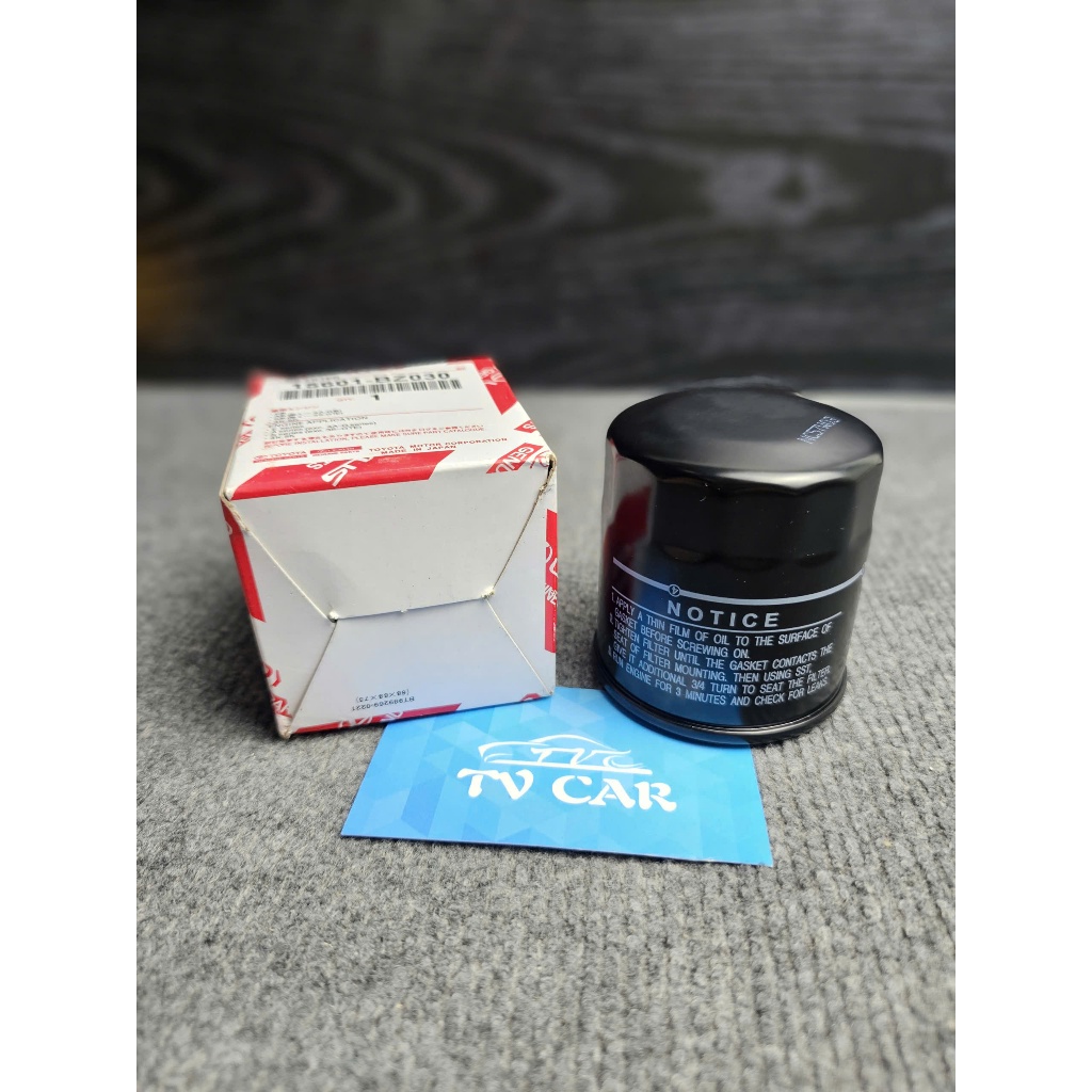 กรองน้ํามันเครื่องสําหรับ Toyota Veloz, Wigo, Rush, Avanza, Raize OEM: 15601-BZ030