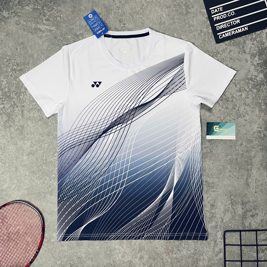 เสื้อแบดมินตัน โยเน็กซ์ รุ่นใหม่ 2025 เสื้อเนื้องาเย็นผ้าสวยเหมาะสําหรับกีฬา