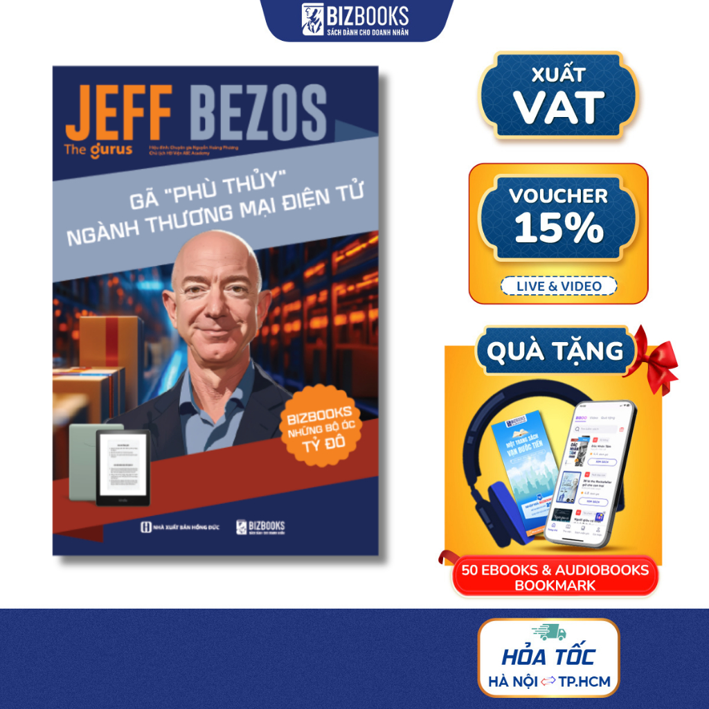 หนังสือ Jeff Bezos: อุตสาหกรรมอีคอมเมิร์ซ Witch - Billion Dollar Minds - Bizbooks