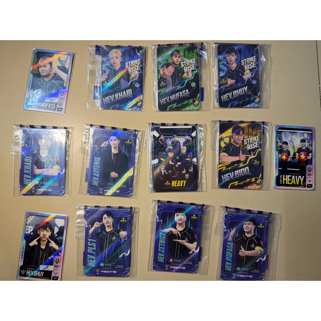 Team HEAVY HEV FreeFire โดย Garena การ์ดมุมแฟนๆของแท้
