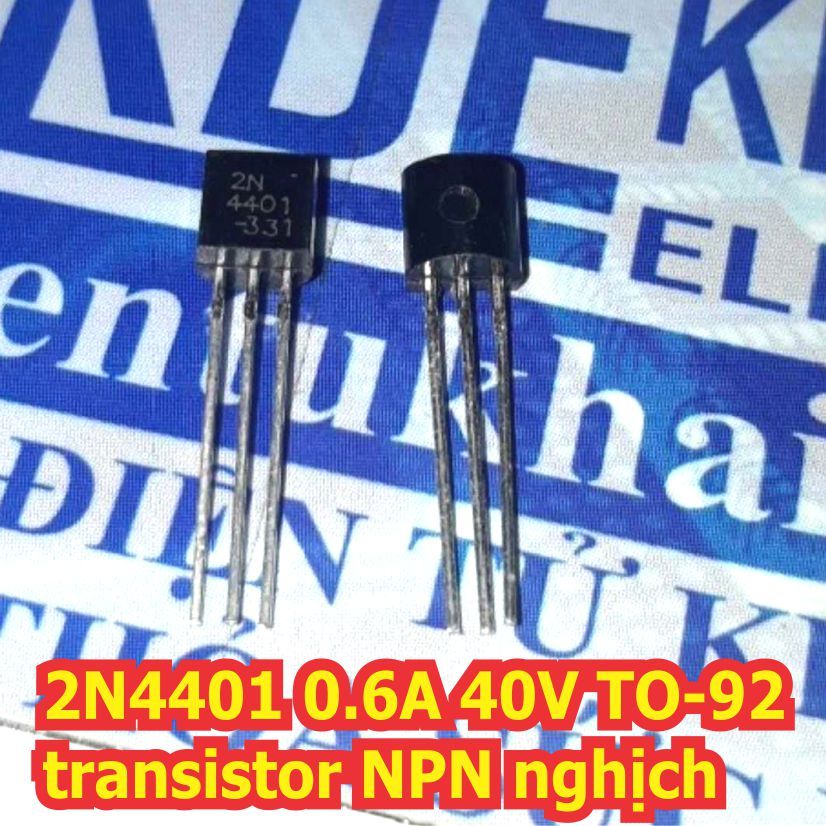 30pcs 2N4401 2N 4401 0.6A 40V TO-92 reverse NPN ทรานซิสเตอร์ kde4432