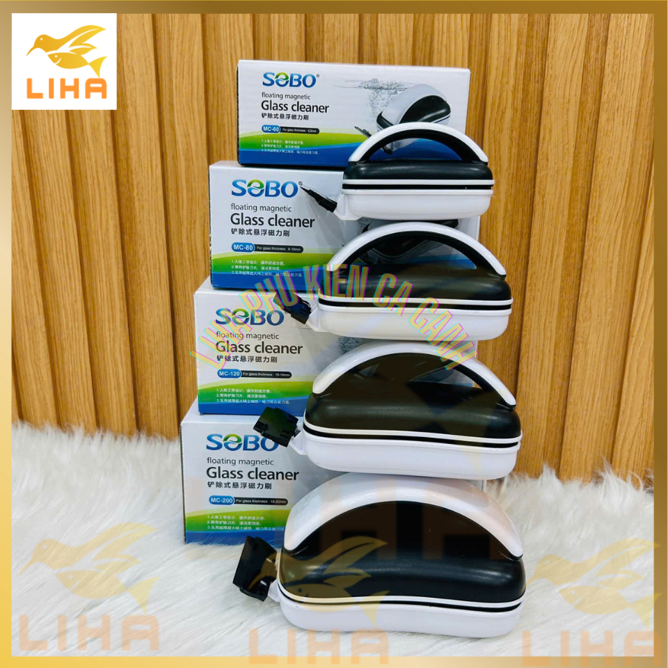 SOBO MC60 MC80 MC120 MC200 แม่เหล็กขัดตู้ปลา - ดูดทําความสะอาดตู้ปลา