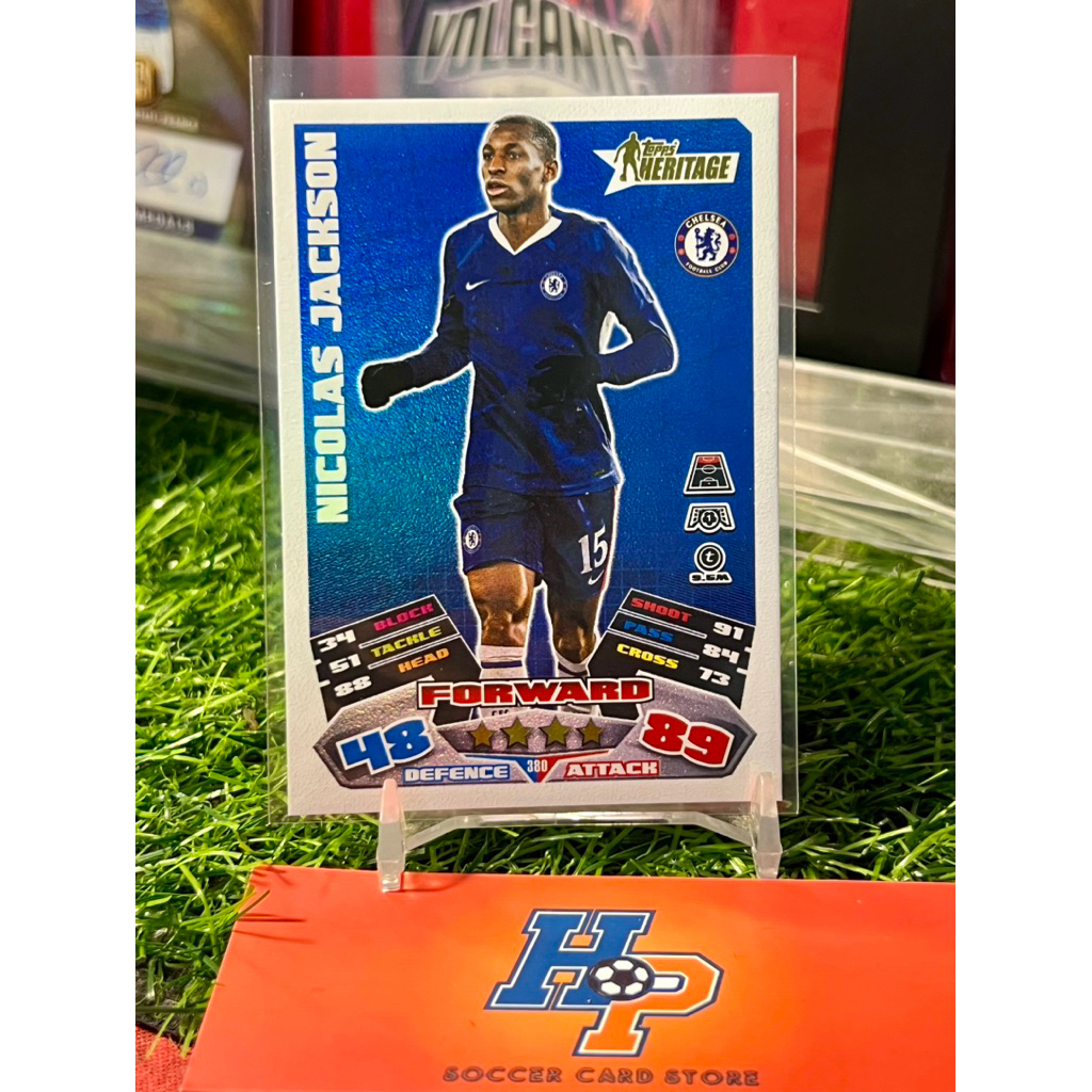 การ์ดฟุตบอล Nicolas Jackson Heritage Topps Match Attax UCL 2025/26