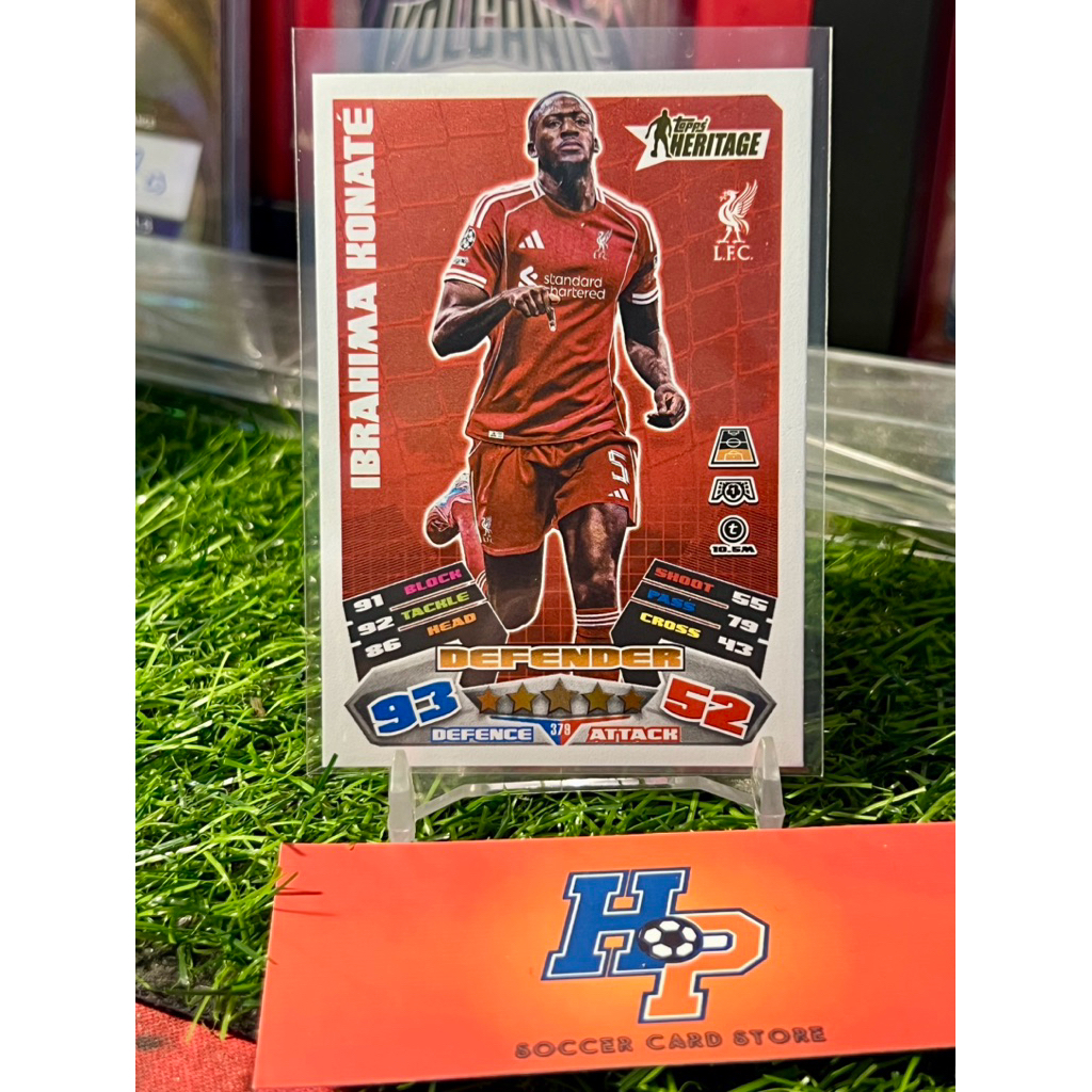 การ์ดฟุตบอล Konate Heritage Topps Match Attax UCL 2025/26