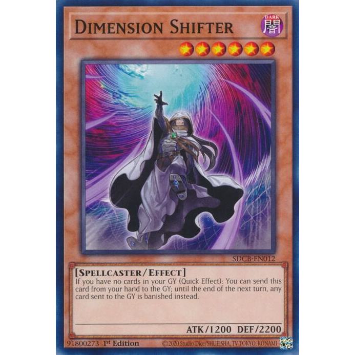 การ์ด YuGiOh รหัส SDCB-EN012 - Dimension Shifter - Effect Monster - ทั่วไป