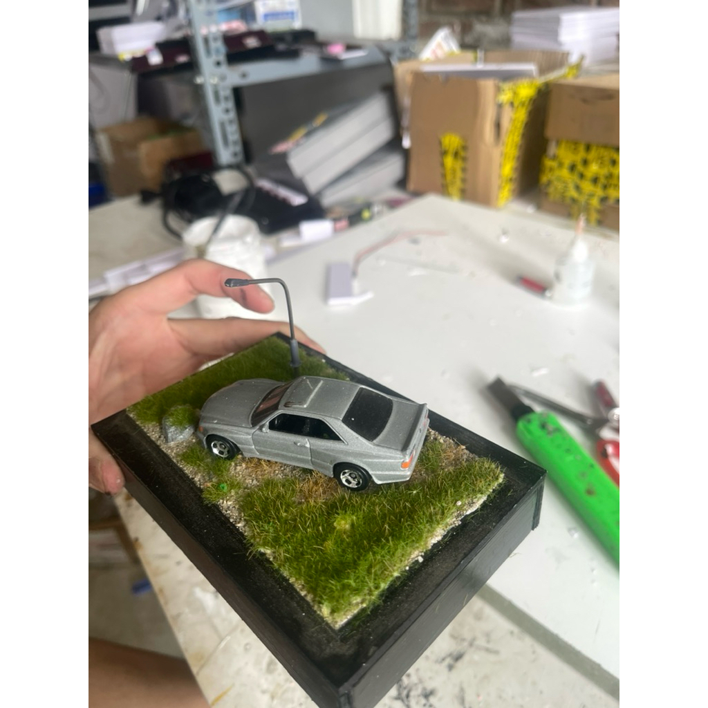 ฐาน diorama ขนาด 1:64 - ตั้งแคมป์