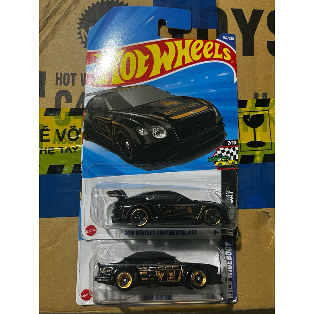 [ คู่ 2 ] Hot Wheels BMW 635 CSi + 2018 BENTLEY CONTINENTAL GT3