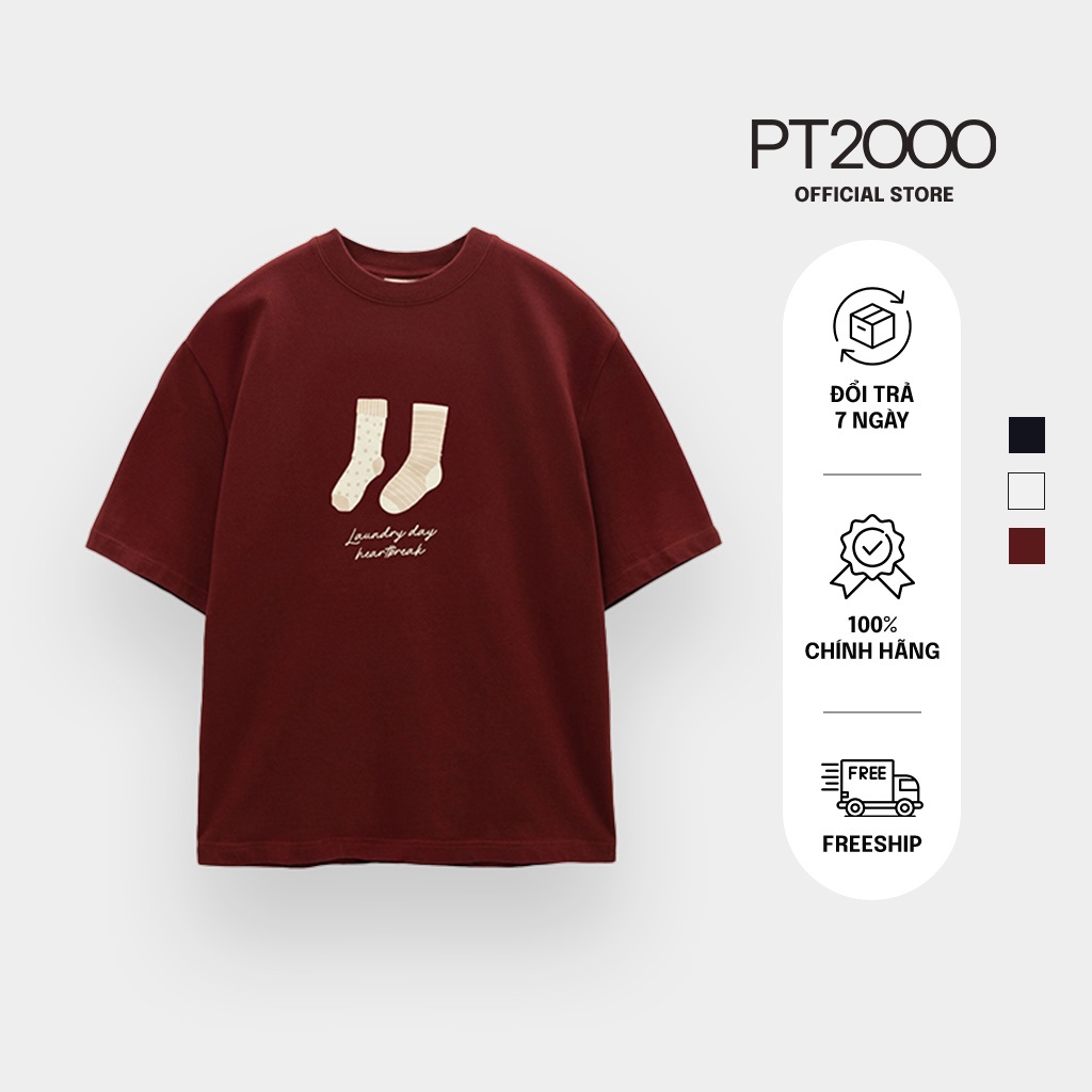 เสื้อยืดแขนสั้นผู้ชาย PT2000 ผ้าคอตตอน แบบ Regular อ่อนเยาว์ ไดนามิก (APV-138)