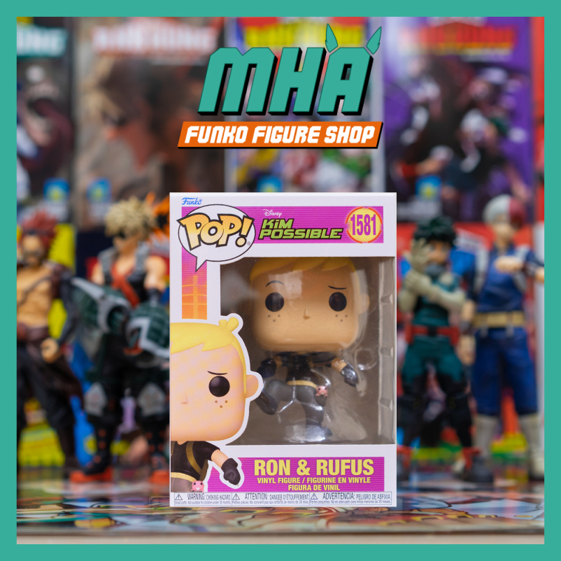 Funko Pop Disney ของแท้ - Kim Possible : โมเดล Ron และ Rufus 1581