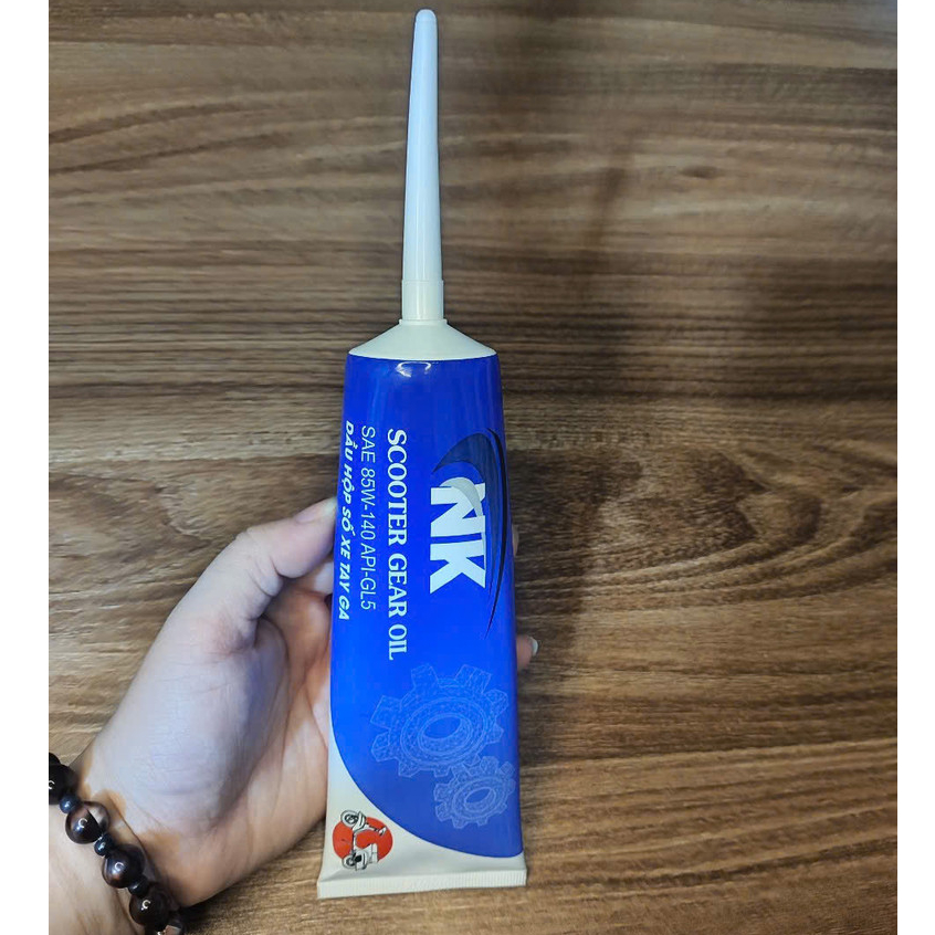 น้ํามันเกียร์พรีเมี่ยม (น้ํามันเกียร์) สําหรับสกู๊ตเตอร์ NK Scooter Gear Oil SAE 85W-140 API GL5 120