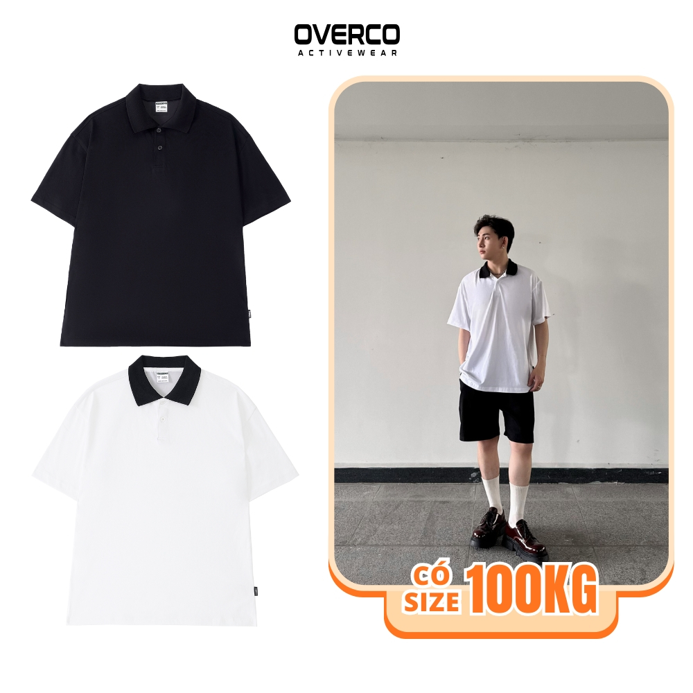 Overco Basic Polo Shirt ผ้าคอตตอนคุณภาพสูง นุ่ม ลื่น Cool O2A1