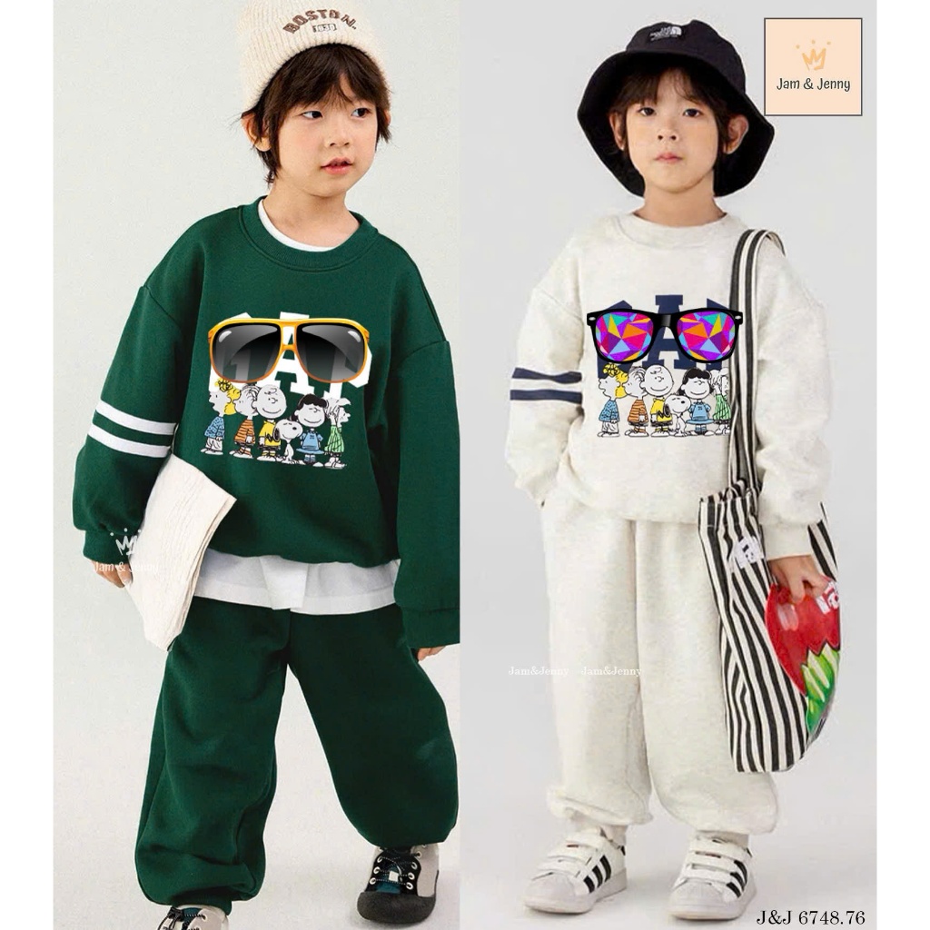 BD25110 J&J 6748 BT ชุดสักหลาด 2 ผิว ลายการ์ตูน