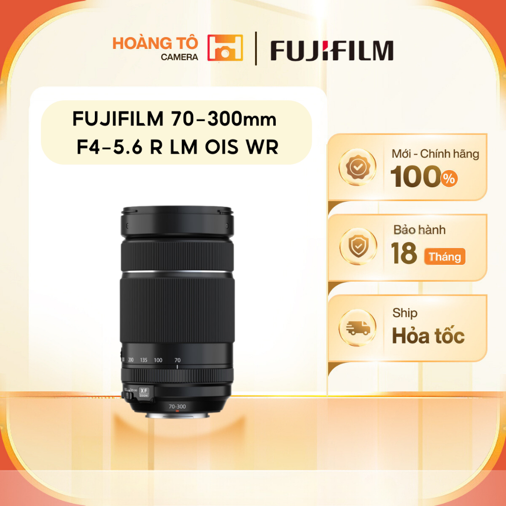 เลนส์ FUJIFILM 70-300mm F4-5.6 R LM OIS WR | ของแท้ใหม่