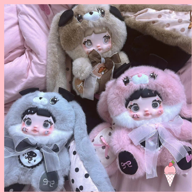 [จัดส่งด่วน] กล่องตาบอด หมวกเห็ด Nommi 400% V2 ของแท้ HITOY ตุ๊กตาหมีโมเดลตัวละคร