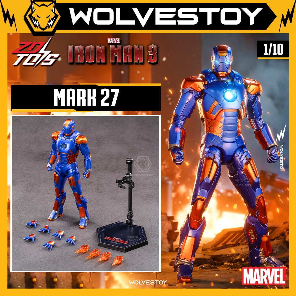 ZD Toys Iron Man Mark 27 (MK27) 1/10 Action Figure