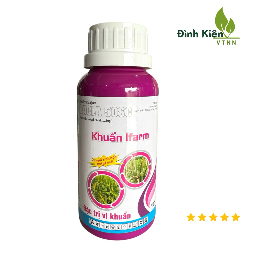 [Combo 5 ขวด] Ifarm Disinfectant (240ml) การจัดการแบคทีเรีย ใบไหม้ จุดเหลือง เม็ดดําเน่า