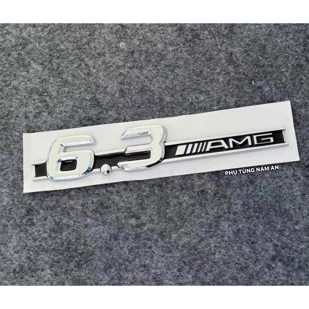 LETTERS 6.3 AMG/LETTER 6.3 AMG/LOGO 6.3 AMG MERCEDES สติกเกอร์รถ