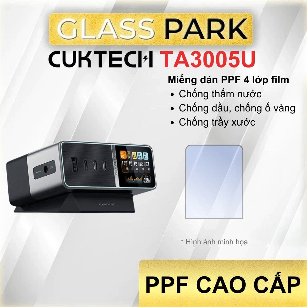 สติ๊กเกอร์ฟิล์มป้องกัน PPF 4 ชั้น CukTech TA3005U คุณภาพสูง กันรอยขีดข่วน กันกระแทกเล็กน้อย