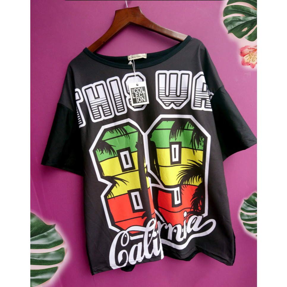 เสื้อยืดเบอร์ 89 bigsize 50-100kg [ภาพจริง] KY89 - KY90