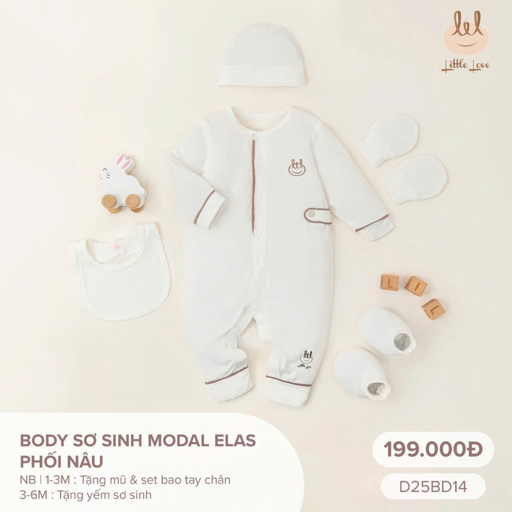 NEWBORN BODY MODEL ELAS BROWN MIXED LITTLE LOVE