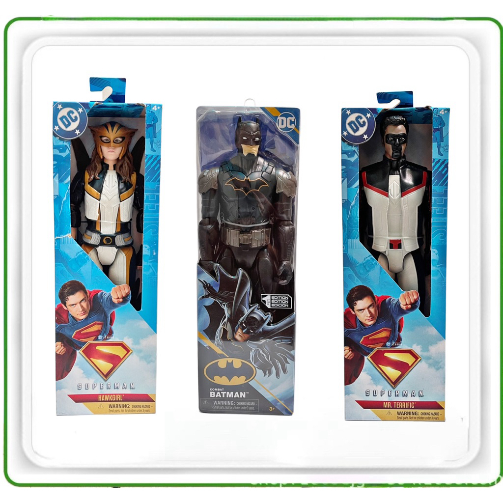 ของเล่นโมเดล Hawkgirl และ Spider Man Superhero...