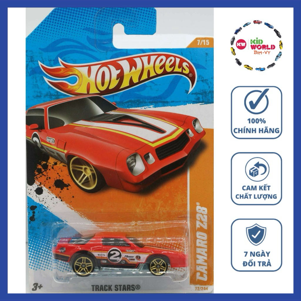 Hot Wheels basic Camaro Z28 T9757 รถโมเดล
