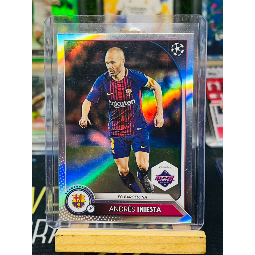 Iniesta Barcelona Topps Shanghai Ruika Card Show 2025 การ์ดฟุตบอล