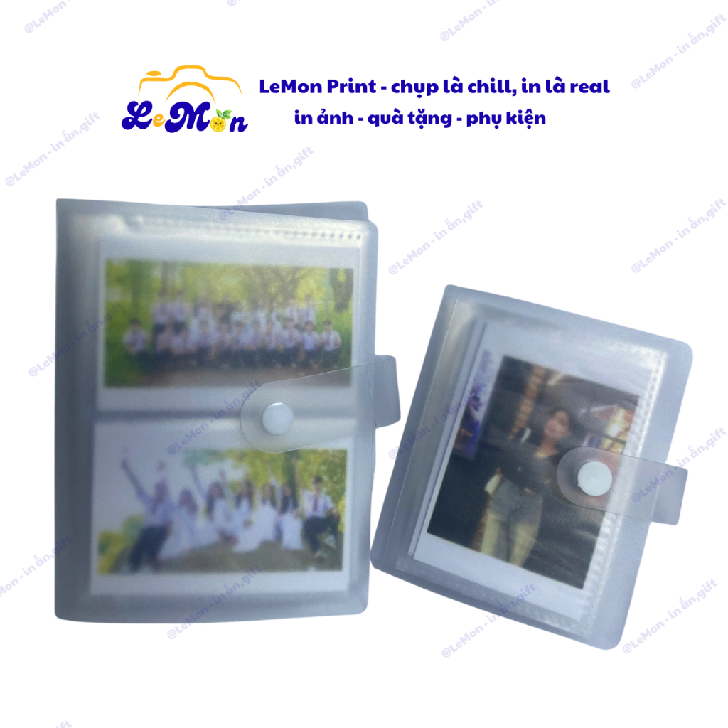 อัลบั้มภาพ/ Photocard PP plastic/ โพลารอยด์ ขนาด 6x8.5,6x9,9x12,10x13,A6 (10.5x14.8) บรรจุ 40,60,80 
