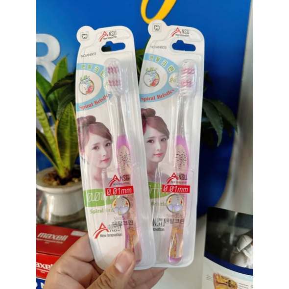 ANSU NANO Siliver BRUSH พรีเมี่ยมเกาหลี (ราคา 2 ชิ้น)