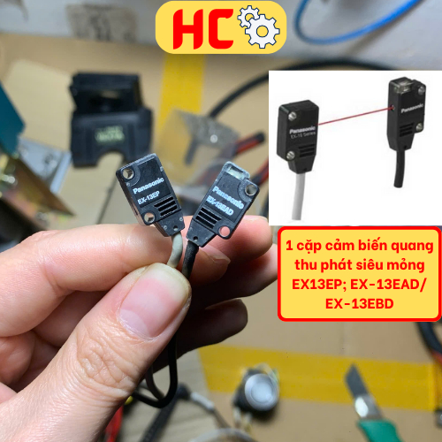 [สินค้าประกอบ] เซ็นเซอร์ออปติคัลรับส่งสัญญาณ PANASONIC EX-13EP+EX-13EAD, EX-13EBD 1 คู่; เซ็นเซอร์ออ