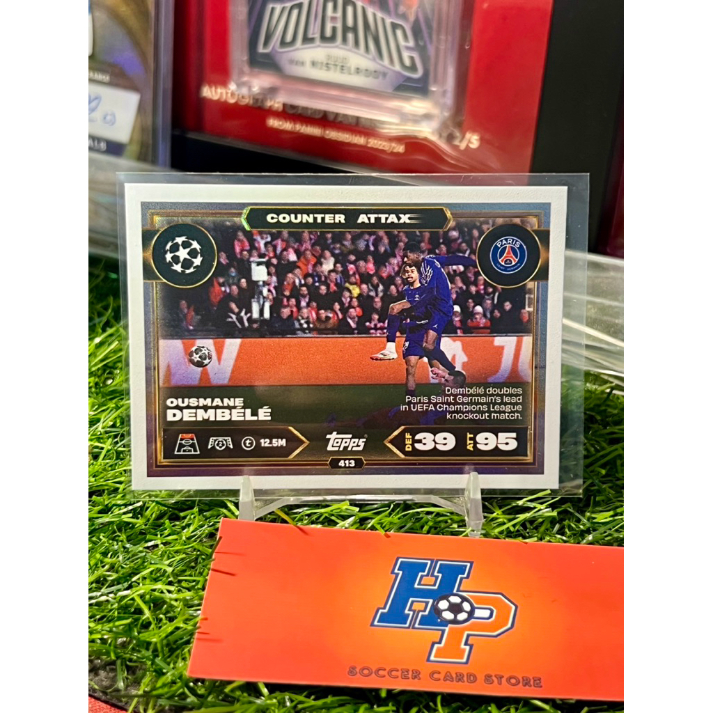 Ousmane Dembele Counter Attack Topps Match Attax UCL 2025/26 การ์ดฟุตบอล