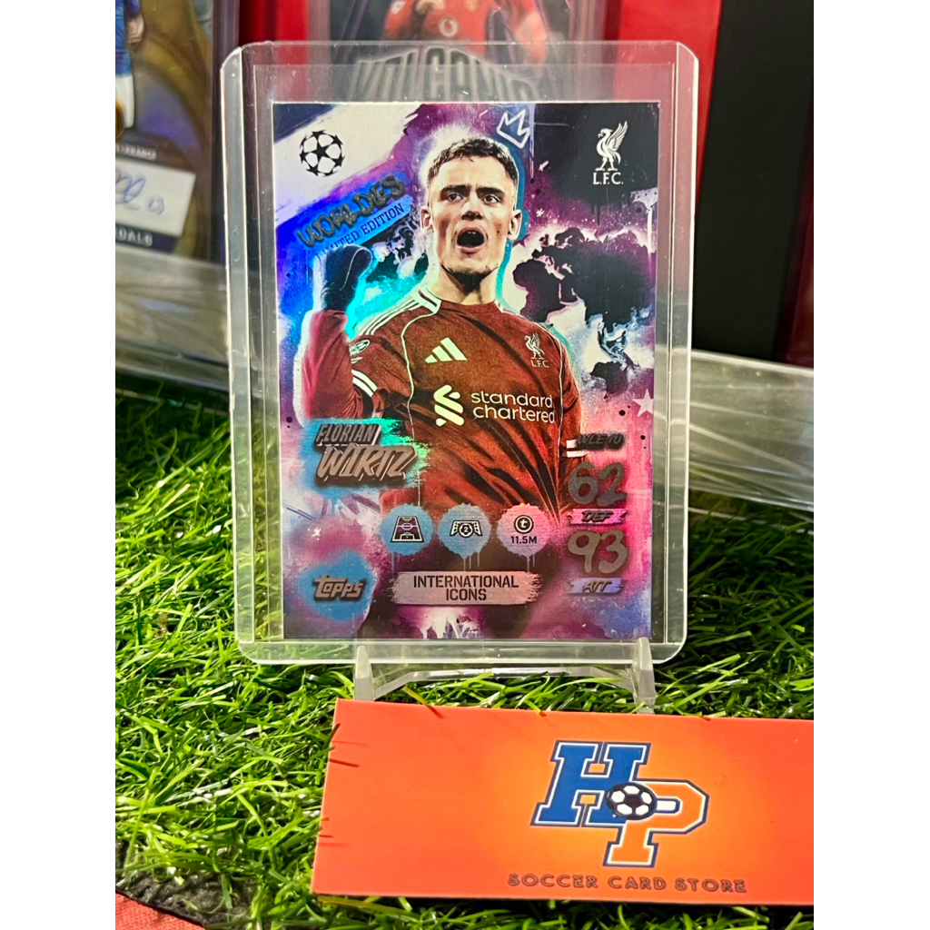 Florian Wirtz Limited Edition Topps Match Attax UCL 2025/26 การ์ดฟุตบอล