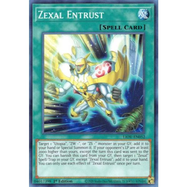 Zexal Entrust - Common TCG - LIOV-EN052