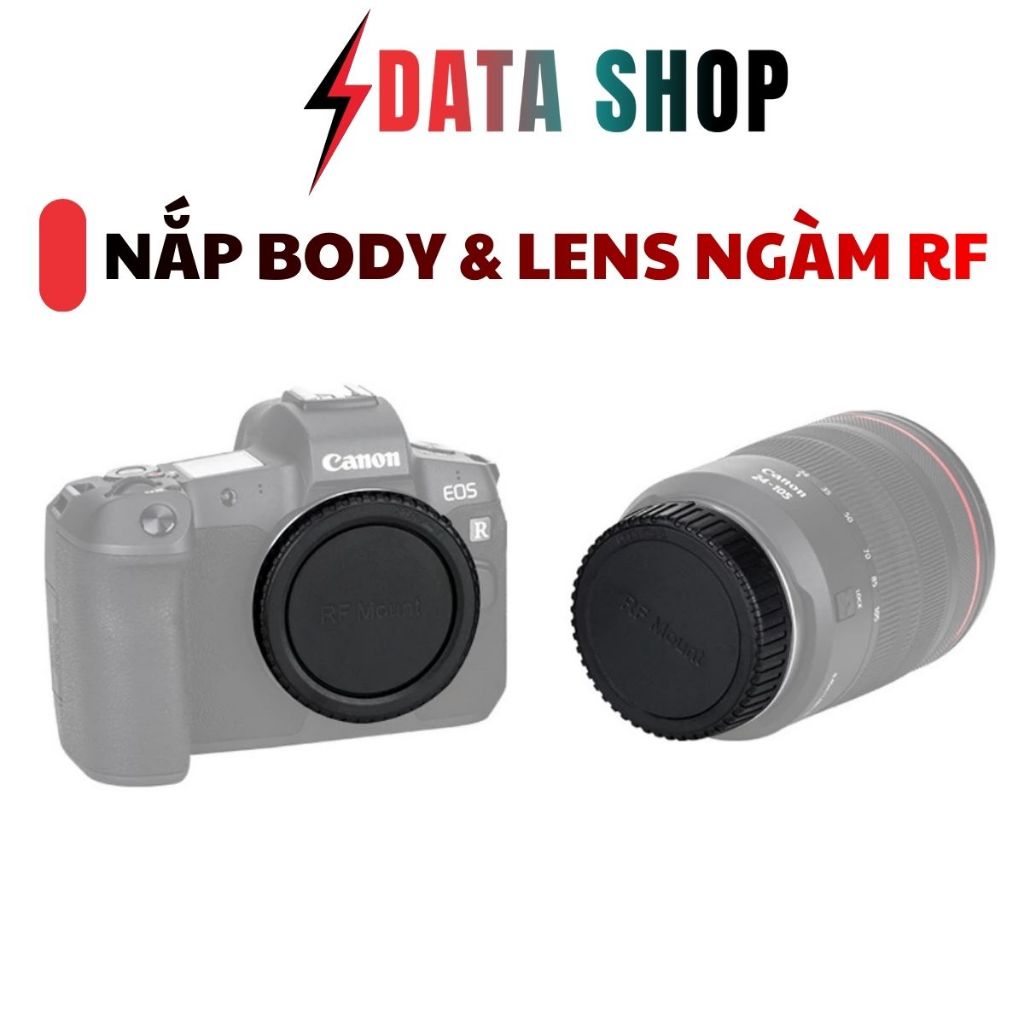 เลนส์ Canon RF R50 RP R8 และฝาครอบยึดตัวถัง