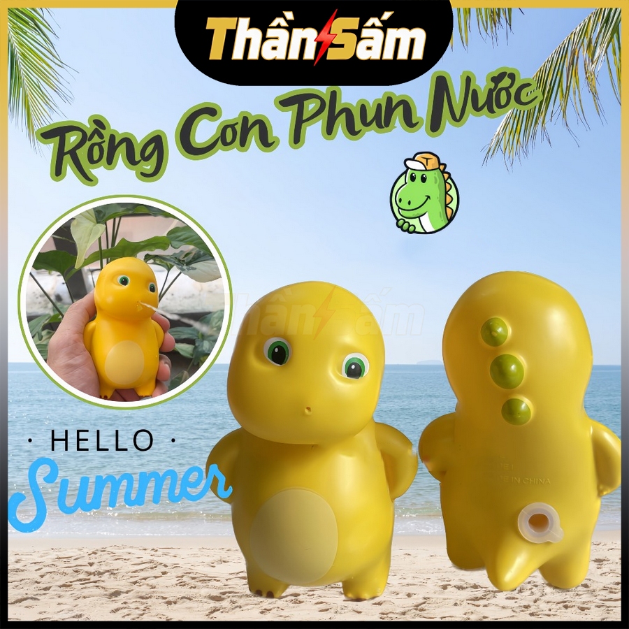 Baby Dragon Spraying Water Pile Face ไดโนเสาร์น้ํายิงน่ารัก Troll Dragon ของเล่นเด็ก - God of Thunde