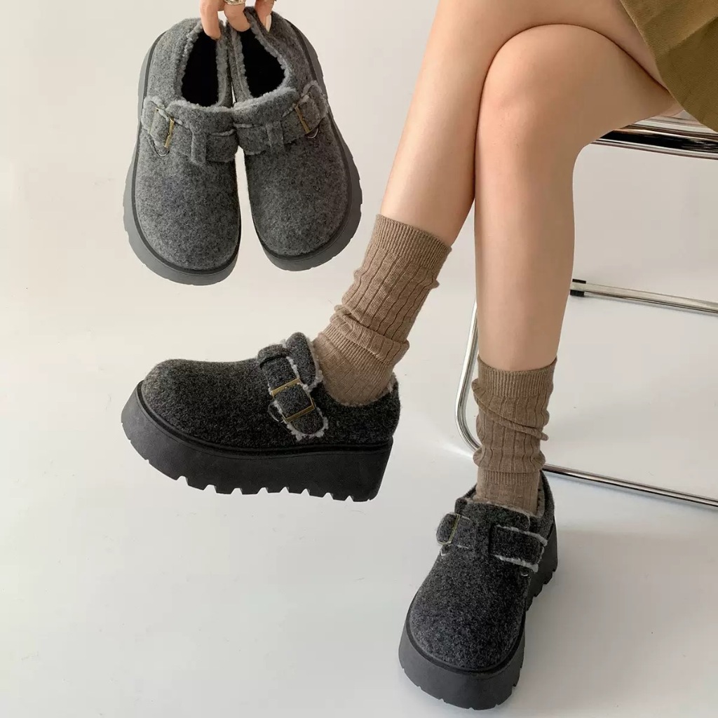 BauueBlume :Billy Felt Shoes_Felt-Lined Shoes