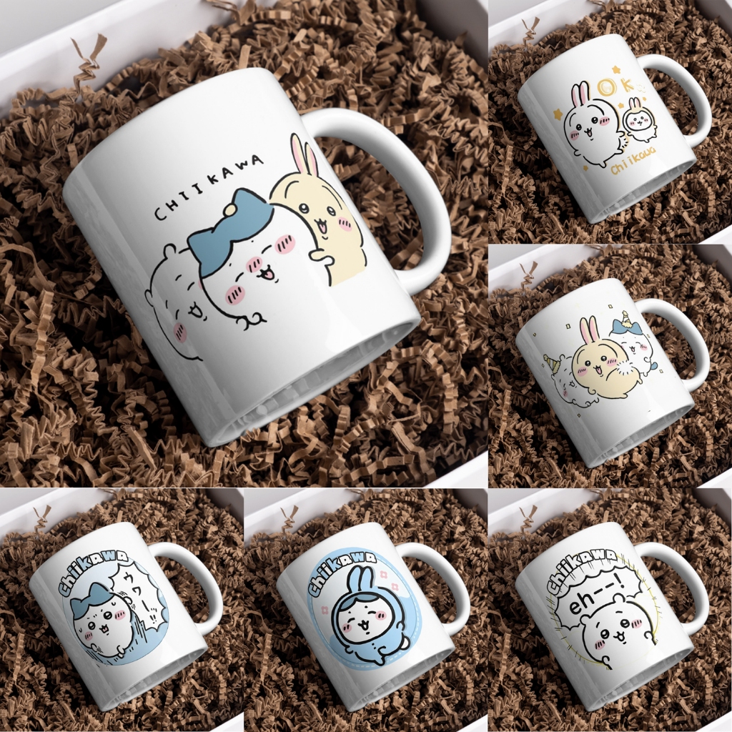 น่ารัก Chikawa usagi rakko Hachiware Chikawa kute อะนิเมะถ้วยเซรามิค