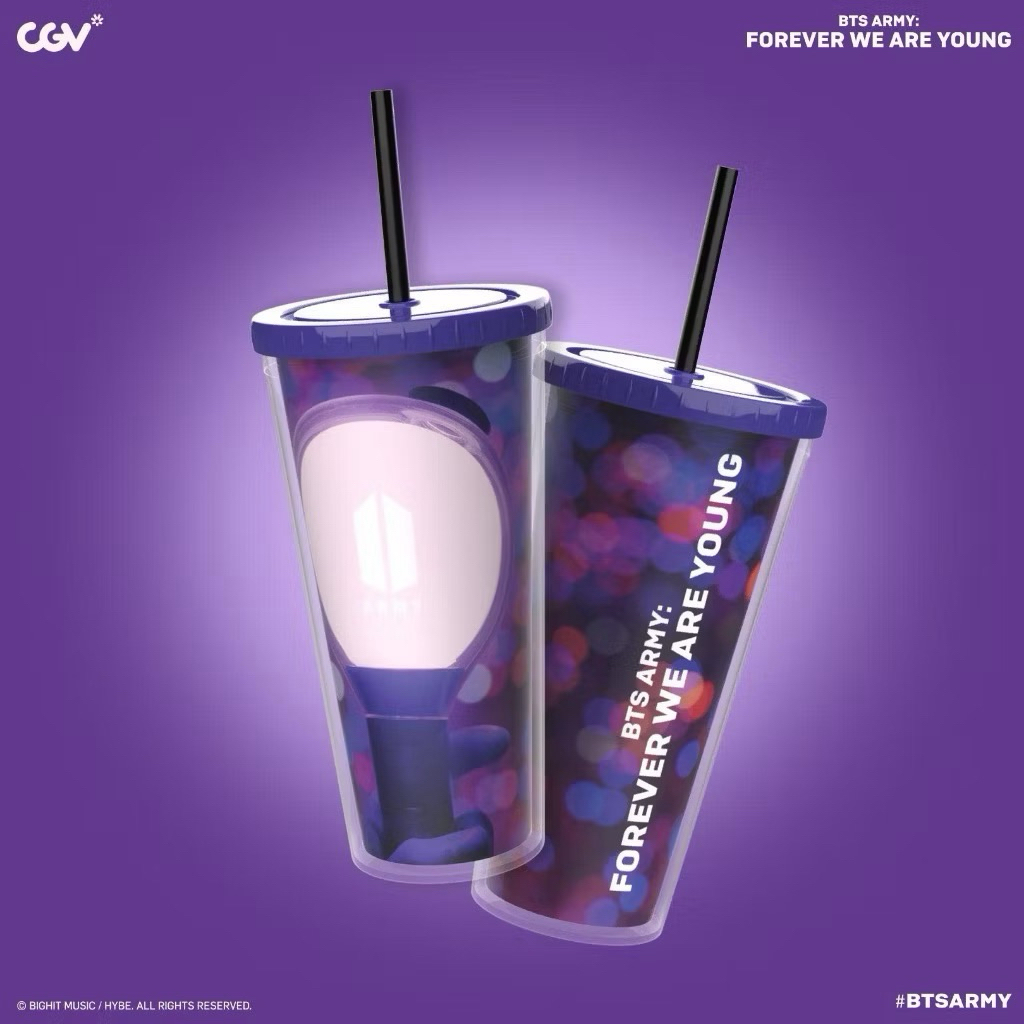 LY BTS ARMY – FOREVER WE ARE YOUNG 2025 CGV Cinemas Vietnam ความจุ 600ml