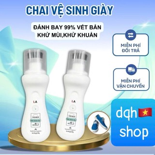Chai Vệ Sinh Giày Dép LA 100ml MẪU MỚI – Nước Tẩy Trắng, Làm Sạch Giày,Khử Mùi Dài Lâu, Không Cần Giặt