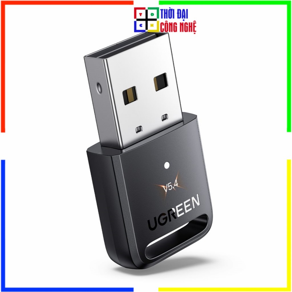 USB Bluetooth 5.4 Ugreen CM748 35058 เชื่อมต่อ 5 อุปกรณ์ในเวลาเดียวกันสําหรับแล็ปท็อป PC - Plug and 