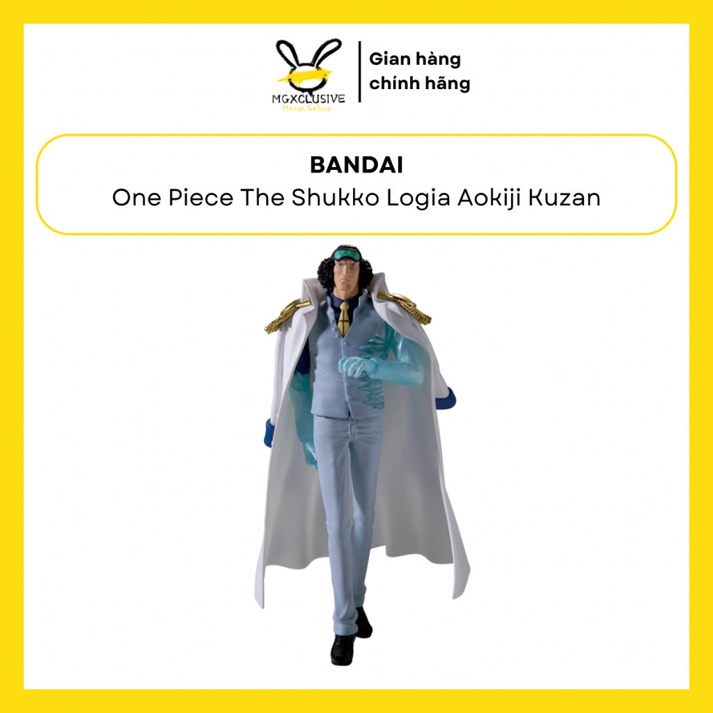 Bandai ของแท้ โมเดล Shukko - One Piece Logia Aokiji Kuzan