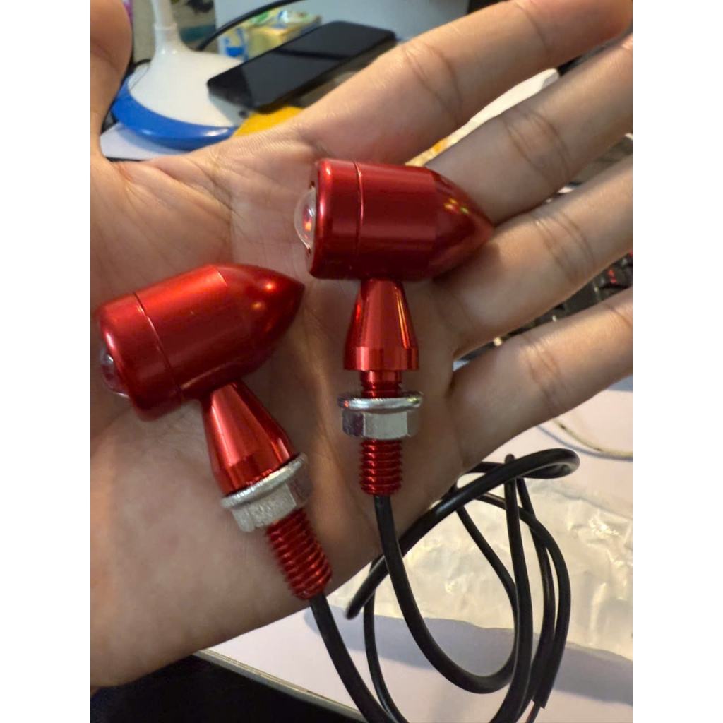 ไฟเลี้ยวเป็ดคลาสสิค เหมาะสําหรับ Cafe Racer Tracker Win 67 Dream Cub และยานพาหนะอื่นๆ