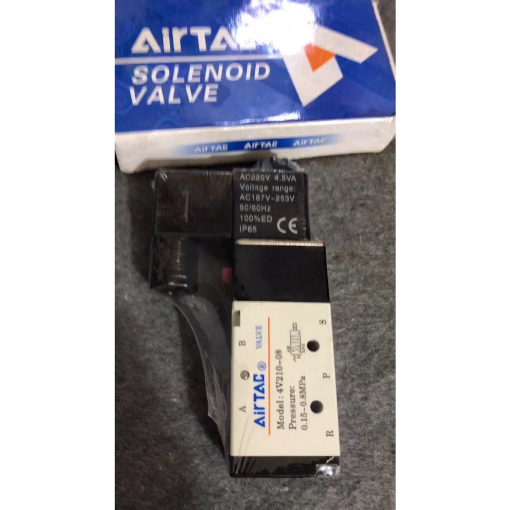 AIRTAC 4V210-08 โซลินอยด์วาล์วลม