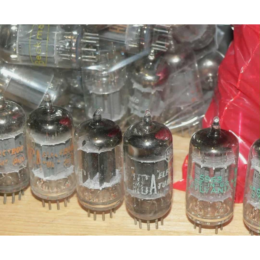 พรีหลอดไฟ 12au7/5963 USA หลอดใช้วัดสูง