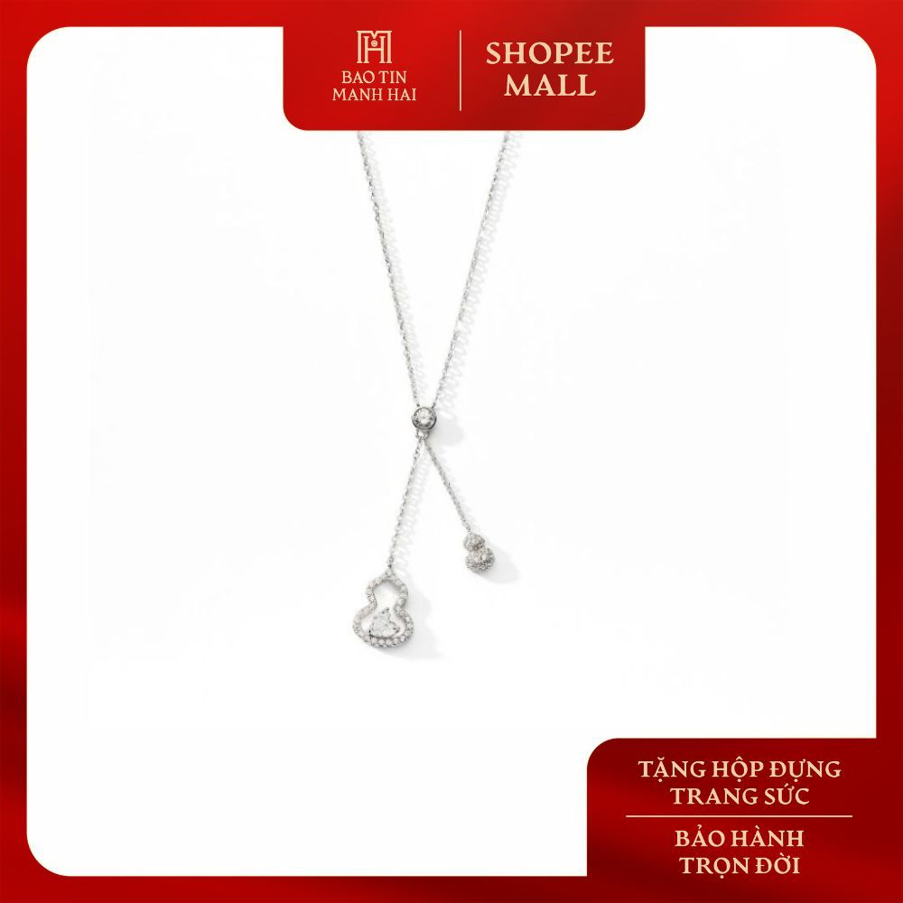 Bao Tin Manh Hai สร้อยคอเงิน 925 ดีไซน์หน้าน้ําเต้า BCD2B92CZH-507041